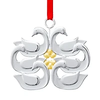 Nambe Twelve Days of Christmas Ornament - Six Geese A Laying
