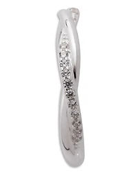 Pavé Twisted Band Ring