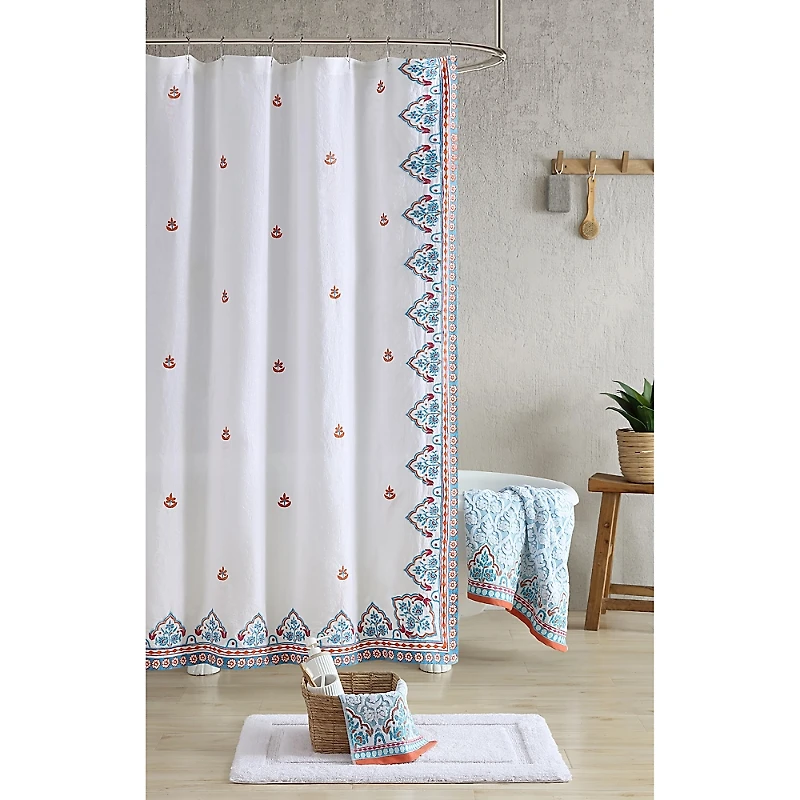 John Robshaw Sheetal Shower Curtain