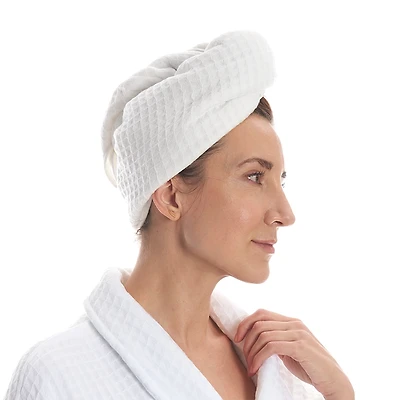 Uchino Waffle Twist Hair Towel