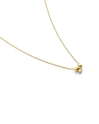 18K Yellow Gold Moonlight Grapes Diamond Grape Cluster Pendant Necklace, 17.72"