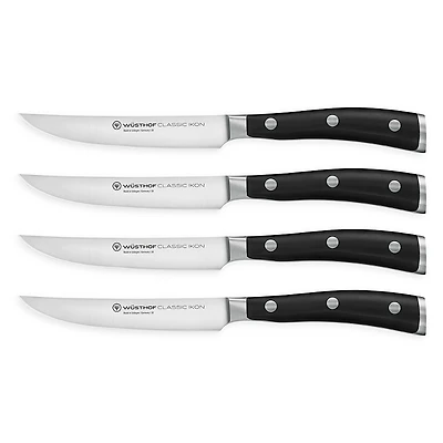 Wusthof Classic Ikon 4-Piece Steak Knife Set