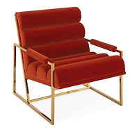 Jonathan Adler Channeled Goldfinger Lounge Chair