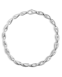 Sterling Silver Reflect Slim Link Bracelet