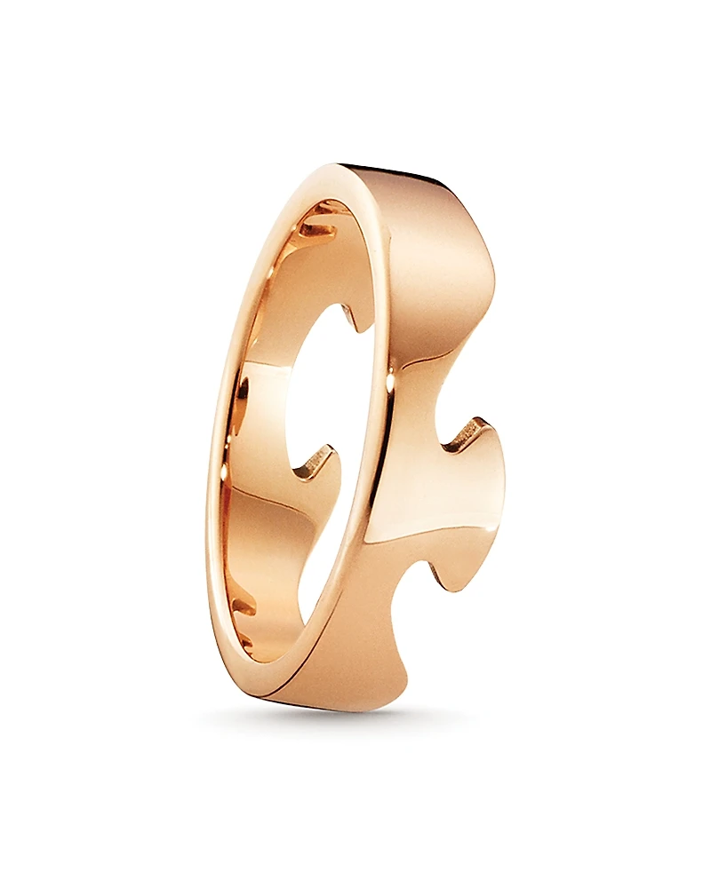 Georg Jensen 18K Rose Gold Fusion End Ring
