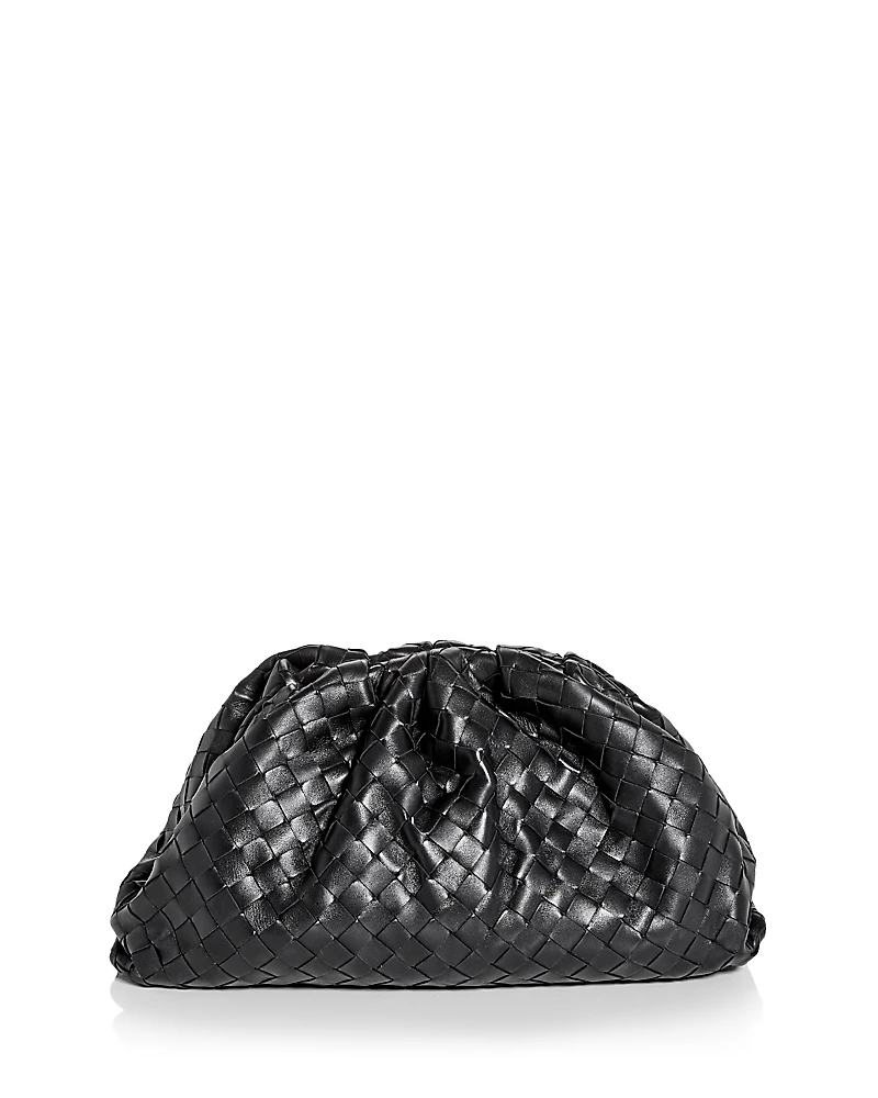 Bottega Veneta Large Intrecciato Leather Pouch