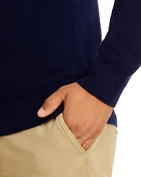 Cashmere Three Button Polo Sweater