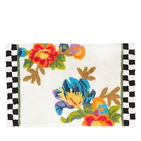 Mackenzie-Childs Flower Market Standard Bath Rug, 21 x 34