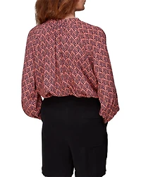 Sea Tree Print Blouse