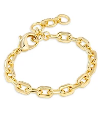 Korinne Chunky Chain Link Bracelet in 14K Gold Plated