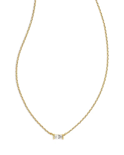 Kendra Scott Juliette Baguette Cubic Zirconia Adjustable Pendant Necklace