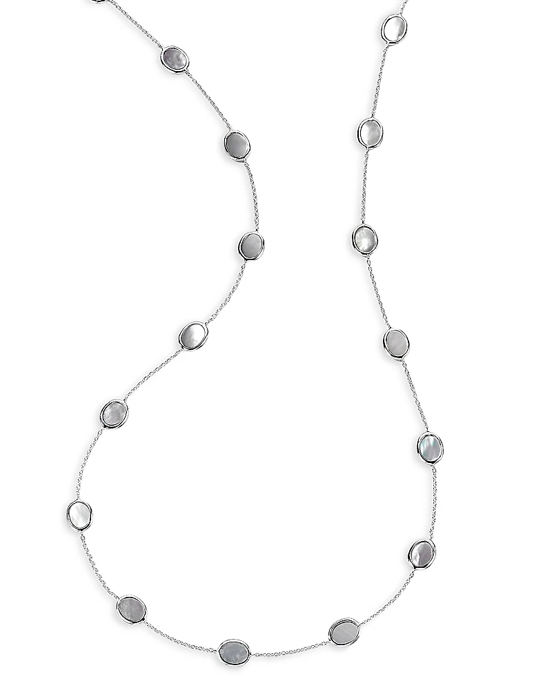Ippolita Sterling Silver Rock Candy Mother of Pearl Statement Necklace, 35