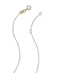Diamond Double O Pendant Necklaces 14K Gold, 0.25 tcw each