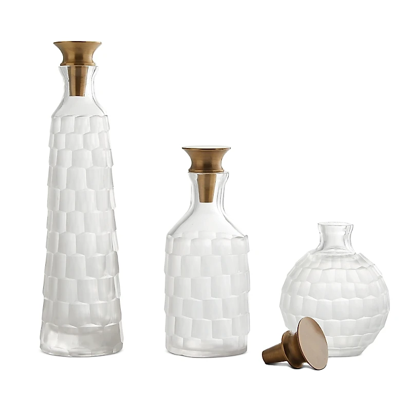 Arteriors Macklin Decanters, Set of 3