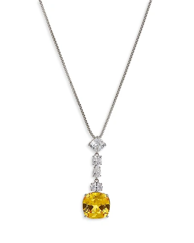 Nadri Soleil Cubic Zirconia & Nano Crystal Lariat Necklace