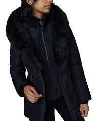 Mackage Adali Hooded Shearling Down Jacket