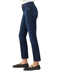 Mara Straight Mid Rise Instasculpt™ Ankle Jeans India Ink
