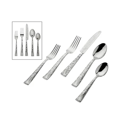 Parisian Garden 20 Pc Flatware Set