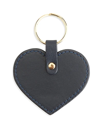 Royce Leather Heart Keychain Charm