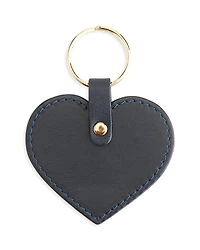 Royce Leather Heart Keychain Charm