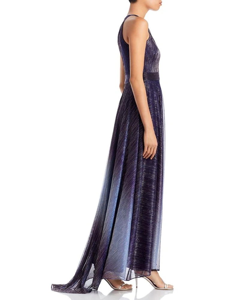 Metallic Ombré Gown - Exclusive