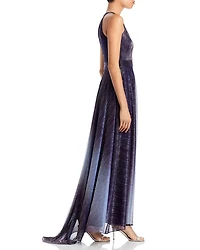 Metallic Ombré Gown - Exclusive