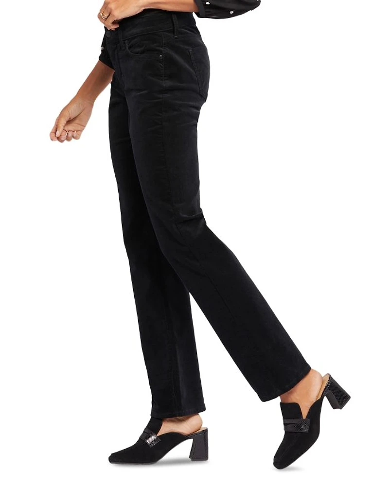 Marilyn High Rise Straight Leg Corduroy Pants