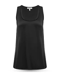 Riley Silk Front Tank Top