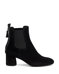 Women's Lisette Almond Toe Mid Heel Stretch Booties