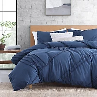 Dkny Chenille Block Comforter Set, King