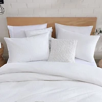 Modern Waffle Comforter Set, King