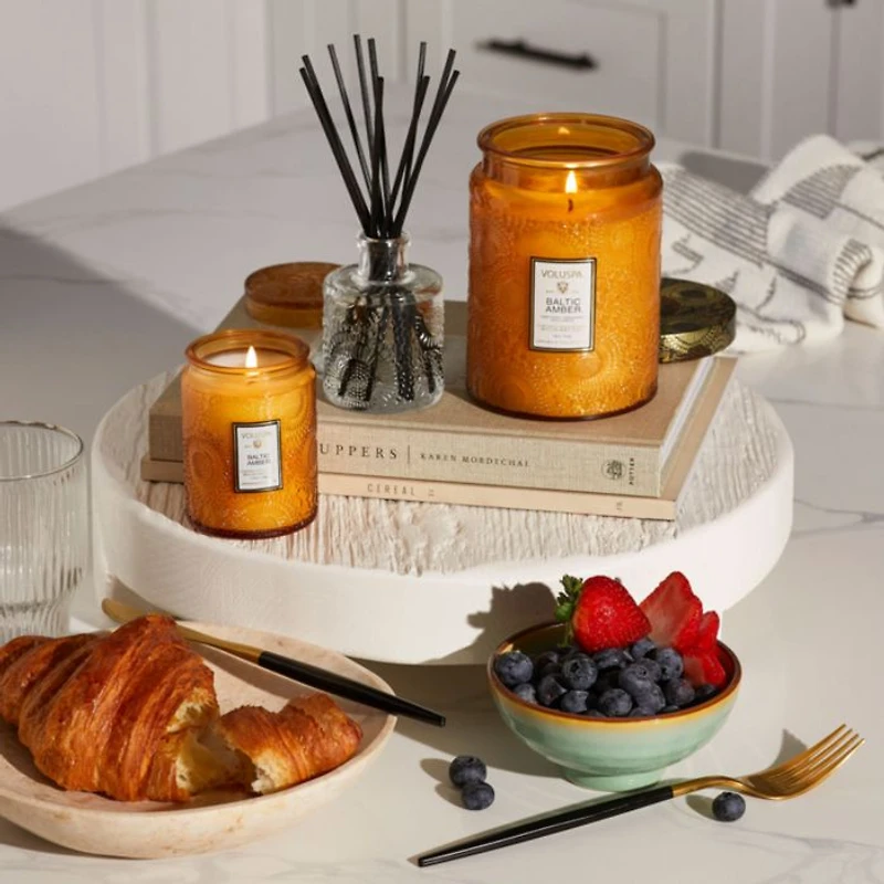 Japonica Baltic Amber Candle Collection