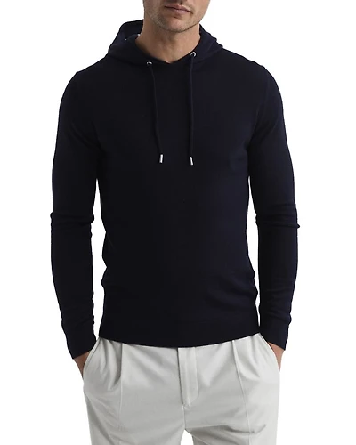 Holland Merino Wool Solid Regular Fit Hoodie