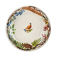 Forest Walk Café Au Lait Dessert/Salad Plate, Assorted Set 4
