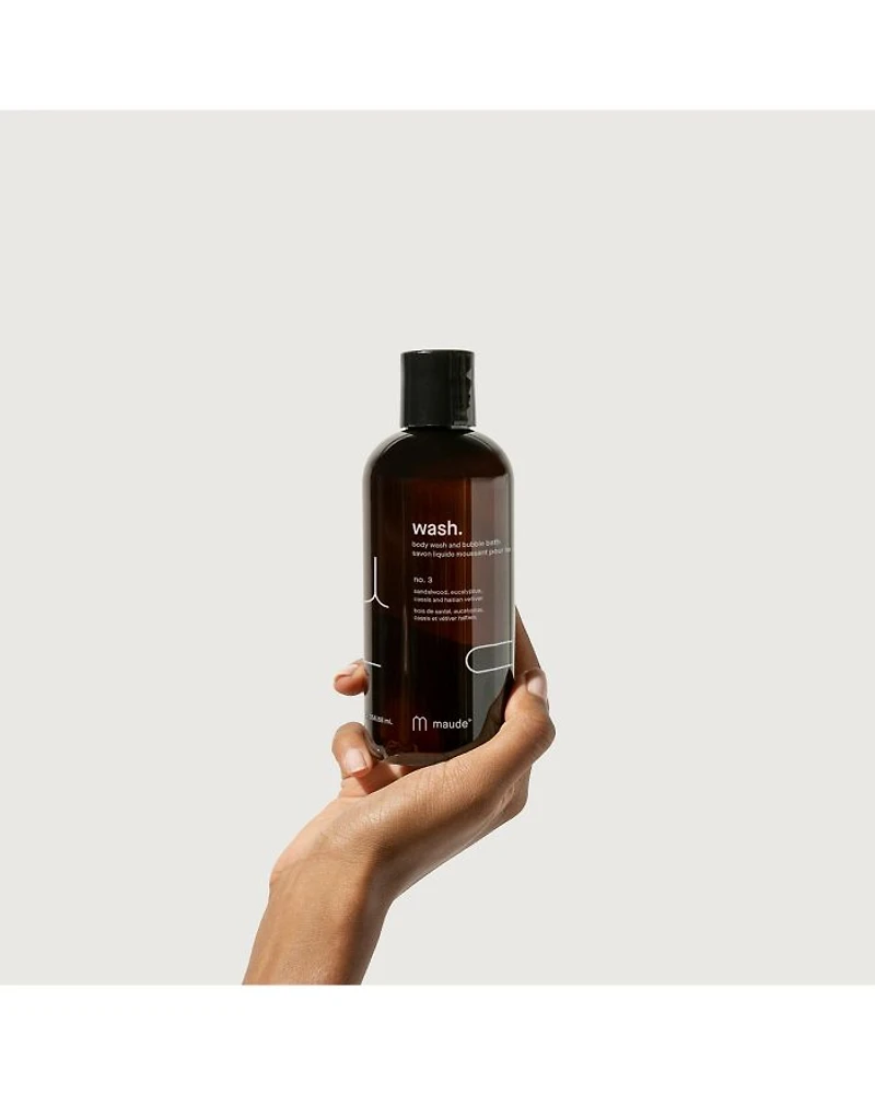 Wash No. 3 Body Wash & Bubble Bath 12 oz.