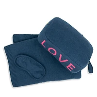 Pink Lemonade Love Travel Throw Blanket
