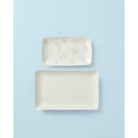 Oyster Bay Nesting Serving Platters, 2-Piece Set