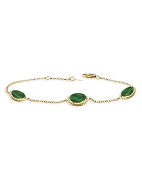 Bloomingdale's Fine Collection Malachite Station Bracelet