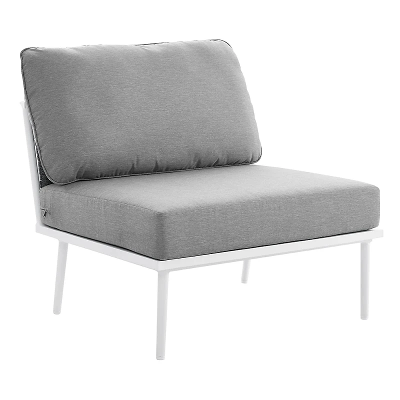 Modway Stance Outdoor Patio Aluminum Armless Chair