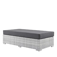 Modway Convene Outdoor Patio Rectangular Ottoman