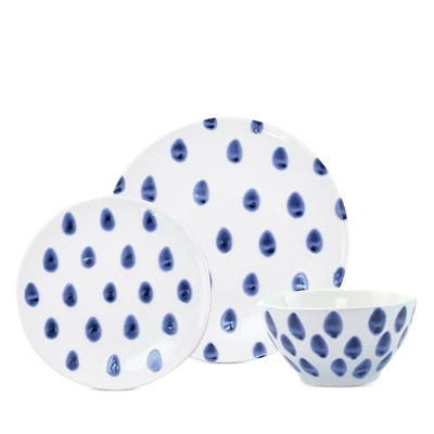 Santorini Dot 3 Piece Place Setting