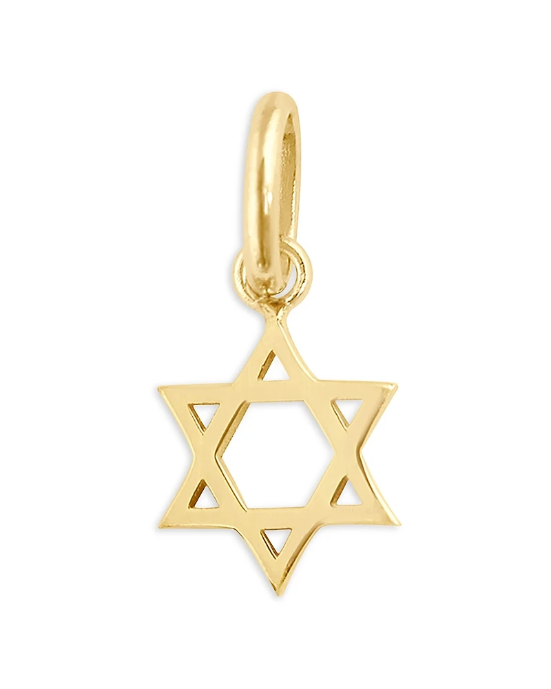 Gigi Clozeau 18K Yellow Gold Star of David Pendant