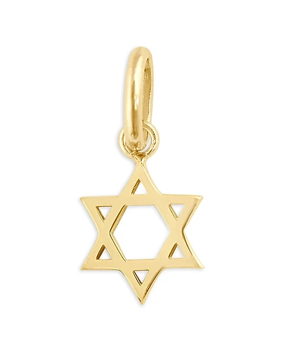 Gigi Clozeau 18K Yellow Gold Star of David Pendant