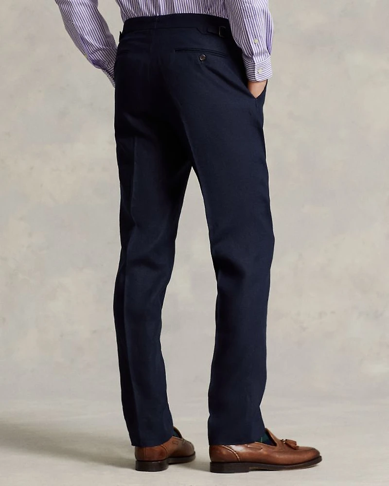 Tailored Fit Linen Trousers