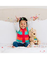 Happy Birthday Animated Bear Singing Light Up Plush Stuffed Animal, 10"- Ages 3+