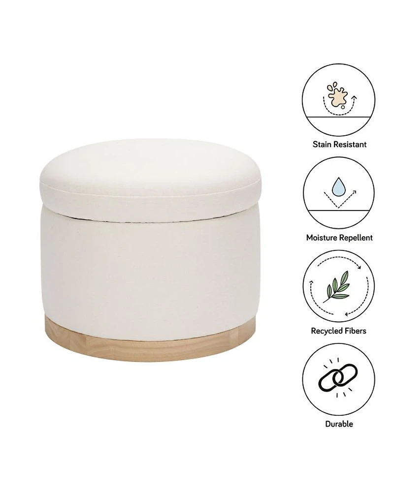 Naka Performance Upholstered Storage Ottoman