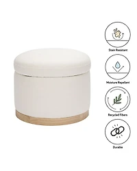 Naka Performance Upholstered Storage Ottoman