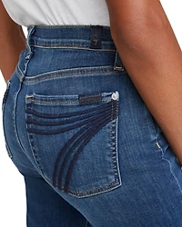 Dojo Mid Rise Wide Leg Trouser Jeans Medium Melrose