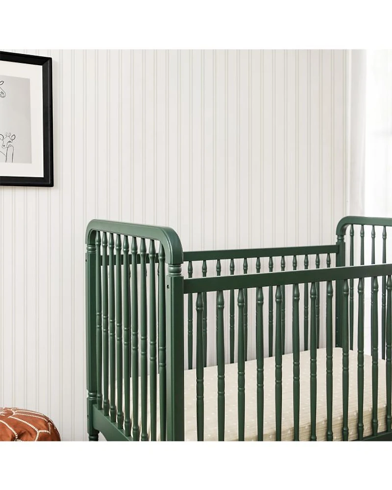 Liberty 3 1 Convertible Spindle Crib with Toddler Bed Conversion Kit