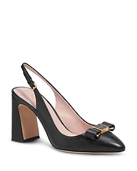 kate spade new york Women's Bowdie Slip On Slingback High Heel Pumps